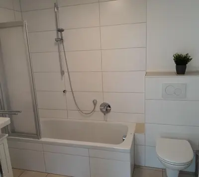 Ein Badezimmer in der Unterkunft Ferienwohnung Zürcher