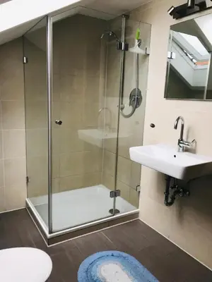 Ein Badezimmer in der Unterkunft Gasthaus Felbermaier