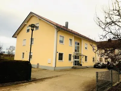 Das Gebäude in dem sich das Gasthaus befindet