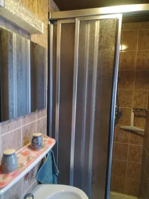 Ein Badezimmer in der Unterkunft Beim Hanslbauer