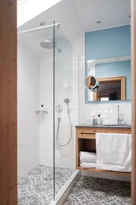 Ein Badezimmer in der Unterkunft Landhaus am Stein