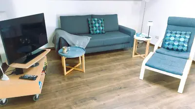 TV/Unterhaltungsangebot in der Unterkunft Ferienwohnung Sam