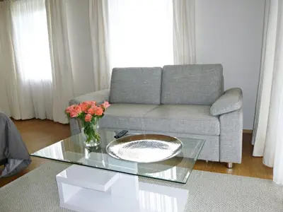 Ein Sitzbereich in der Unterkunft Ferienappartement in der Wolfsgrube-Rambichler