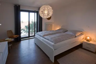Ein Bett oder Betten in einem Zimmer der Unterkunft Haus Mali