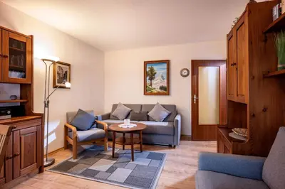 Küche/Küchenzeile in der Unterkunft Ferienwohnanlage Oberaudorf B 1 mit Hallenbad und Sauna