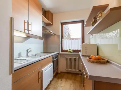 Küche/Küchenzeile in der Unterkunft Ferienwohnanlage Oberaudorf B 1 mit Hallenbad und Sauna