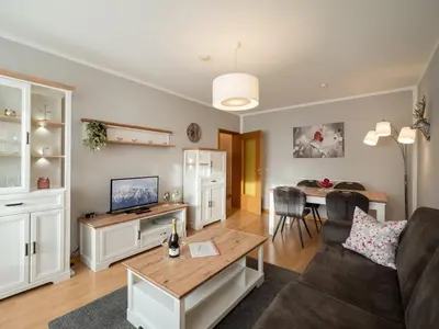 TV/Unterhaltungsangebot in der Unterkunft Ferienwohnanlage Oberaudorf E3 mit Hallenbad und Sauna