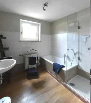 Ein Badezimmer in der Unterkunft Sylvia Helene Lafrenz