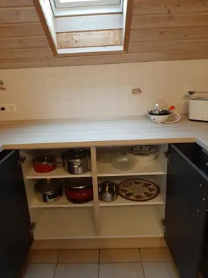 Küche/Küchenzeile in der Unterkunft Ferienwohnung Beate 2