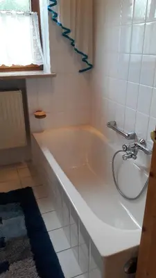 Ein Badezimmer in der Unterkunft Ferienwohnung Liebermann