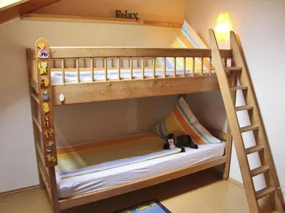 Ein Bett oder Betten in einem Zimmer der Unterkunft Ferienwohnung Brandstetter