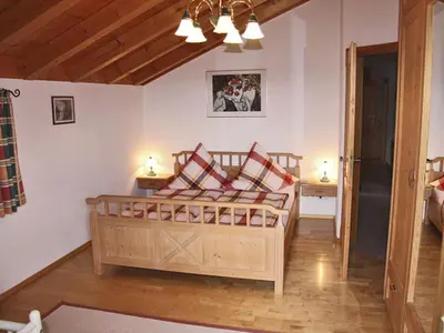 Ein Bett oder Betten in einem Zimmer der Unterkunft Ferienwohnung Brandstetter