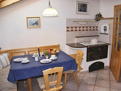 Küche/Küchenzeile in der Unterkunft Ferienwohnung Brandstetter