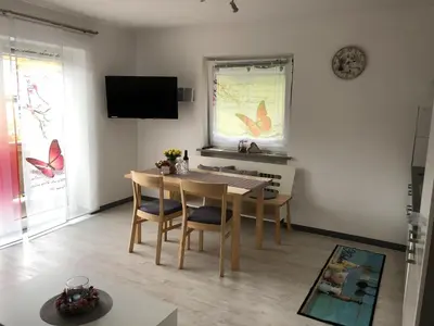 TV/Unterhaltungsangebot in der Unterkunft Gästehaus Bergkristall