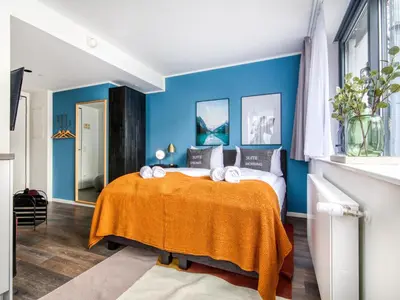 Ein Bett oder Betten in einem Zimmer der Unterkunft Limehome München