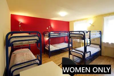 Ein Bett oder Betten in einem Zimmer der Unterkunft THE 4YOU Hostel & Hotel Munich