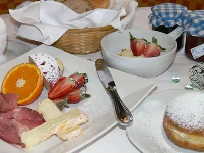 Essen in der Pension oder in der Nähe