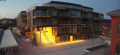 Das Gebäude in dem sich die Ferienwohnung befindet
