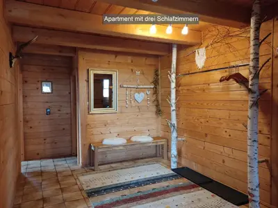 Ein Badezimmer in der Unterkunft Opas Bergchalet
