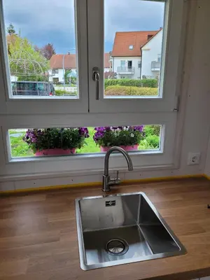 Grundriss der Unterkunft Haus mit stilvoller Ferienwohnung und Tiny House nahe Ammersee für 2-6 Personen