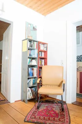 Die Bibliothek in der Ferienwohnung