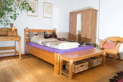 Ein Bett oder Betten in einem Zimmer der Unterkunft Altstadt Charme
