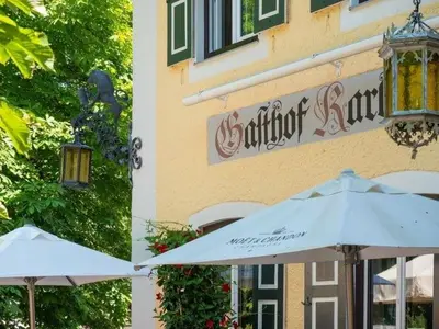 Das Gebäude in dem sich die Pension befindet