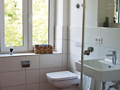 Ein Badezimmer in der Unterkunft Gasthaus Poelt