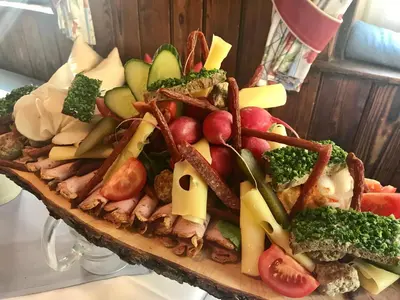Essen in der Pension oder in der Nähe