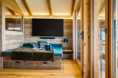 TV/Unterhaltungsangebot in der Unterkunft Alm-Chalets-Samerberg
