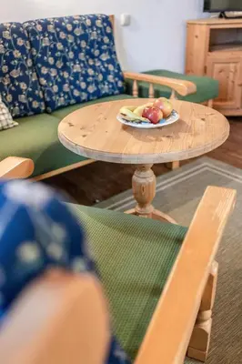 Ein Sitzbereich in der Unterkunft Landhaus Braun