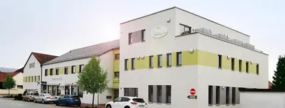 Das Gebäude in dem sich das Hotel befindet