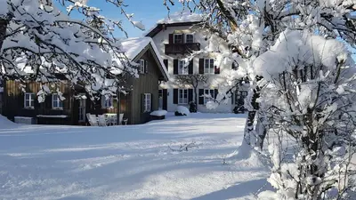 Ferienhaus Alp Chalet im Winter