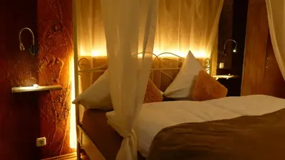 Ein Bett oder Betten in einem Zimmer der Unterkunft Casa Shania