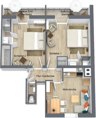 Grundriss der Unterkunft Casa Shania