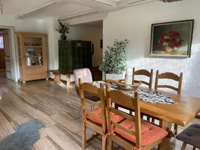 Ein Sitzbereich in der Unterkunft Apartment Achentaler FeWo inkl- Spabereich by Interhome