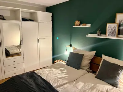 Ein Bett oder Betten in einem Zimmer der Unterkunft Bergnest Bad Bayersoien
