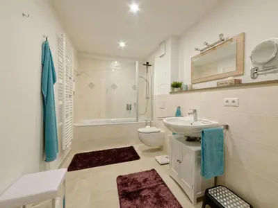 Ein Badezimmer in der Unterkunft Huberhof Meisham