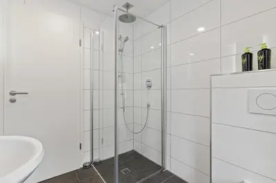 Ein Badezimmer in der Unterkunft ma suite - Augsburg - Lechhausen