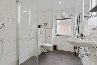 Ein Badezimmer in der Unterkunft ma suite - Augsburg - Lechhausen