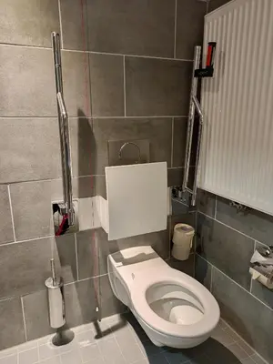 Ein Badezimmer in der Unterkunft Wombat's City Hostel Munich Werksviertel