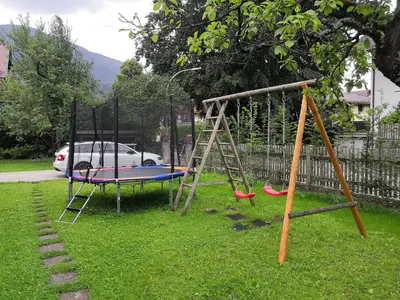 Ein Kinderspielbereich in der Unterkunft Haus Erika 1911 - Alpspitze