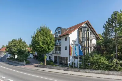 Das Gebäude in dem sich das Hotel befindet