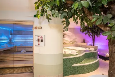 Ein Badezimmer in der Unterkunft Hotel am Schlosspark