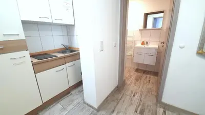 Küche/Küchenzeile in der Unterkunft Neuburg Downtown Apartements