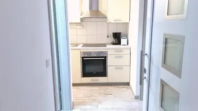 Küche/Küchenzeile in der Unterkunft Neuburg Downtown Apartements