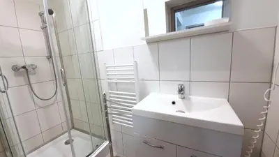Ein Badezimmer in der Unterkunft Neuburg Apartment am Schloss