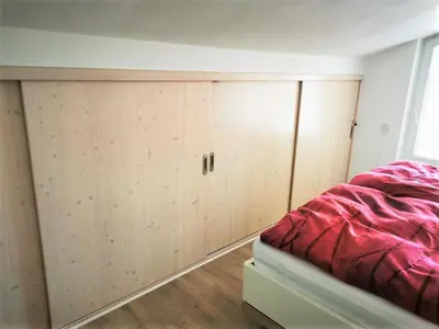 Ein Bett oder Betten in einem Zimmer der Unterkunft Ferienwohnung Kaiserblick