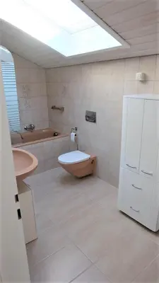 Ein Badezimmer in der Unterkunft Ferienwohnung Kaiserblick
