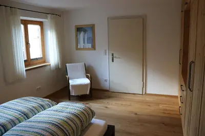 Ein Bett oder Betten in einem Zimmer der Unterkunft Ferienwohnung Heer